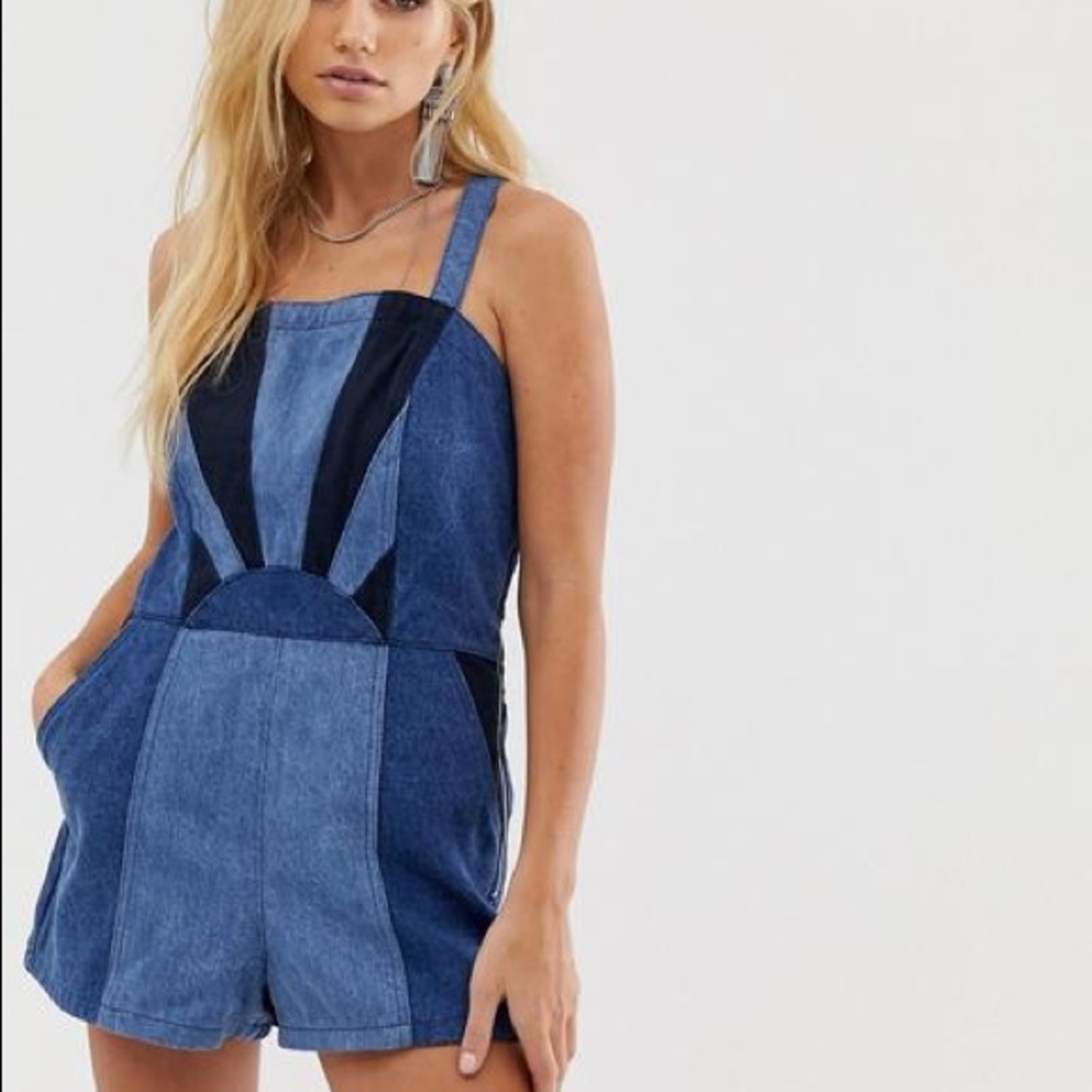COPY - Blank NYC denim romper